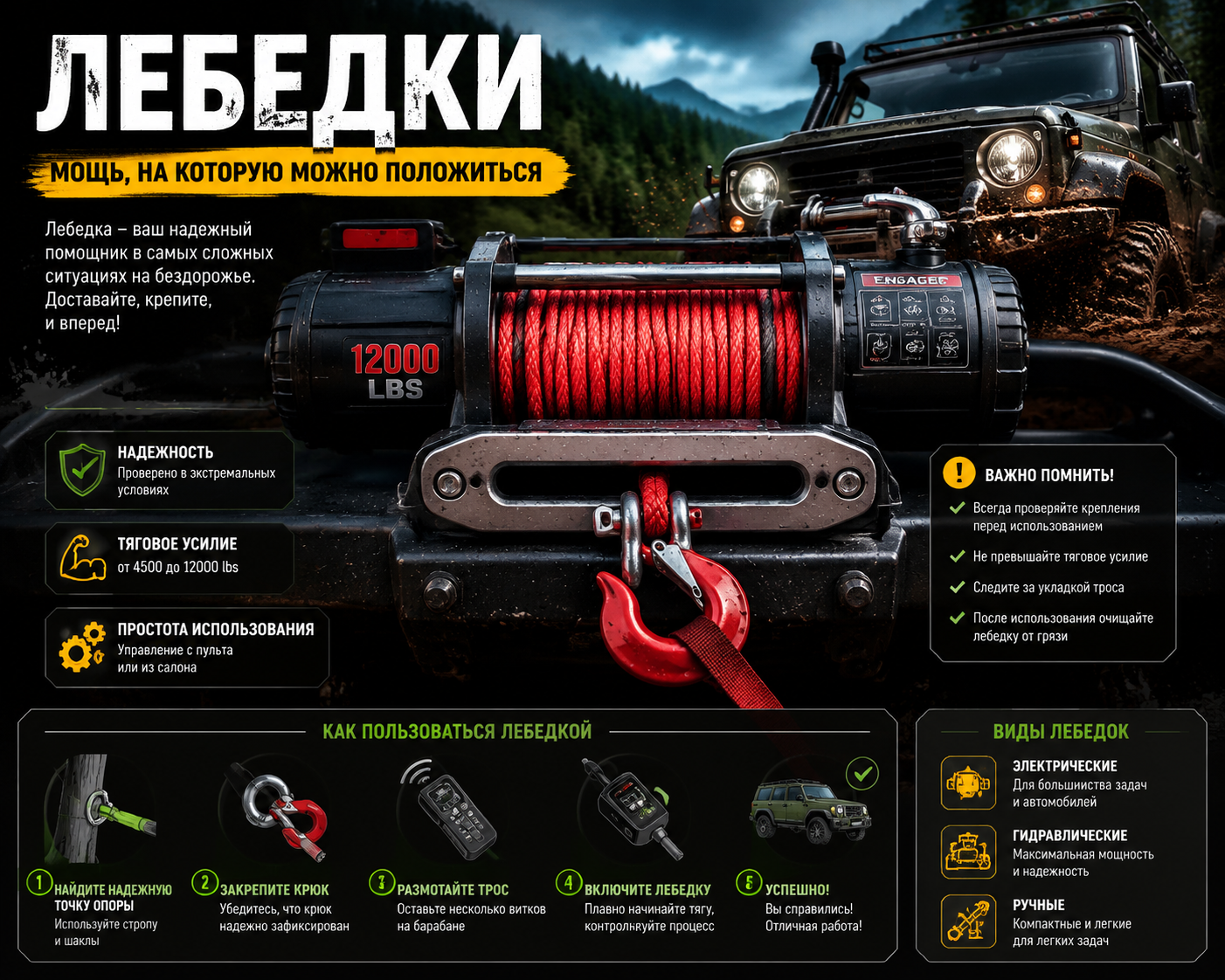 Лебедки